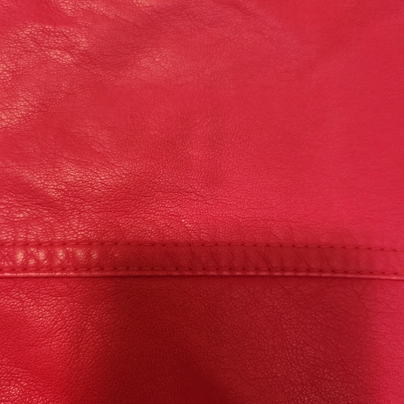 Black Rivet ☃️Pink Faux Leather Jacket 3x - Picture 8 of 10